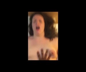 Chubby white chick gets blacked