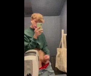 blond twink masturbation