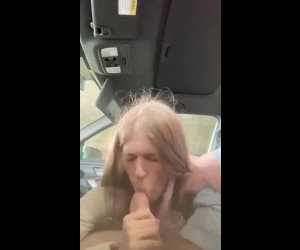 bosses daughter sucks me in the car