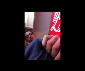 Boy jacking in hallway